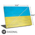 Ukraine Flag Distressed Universal Laptop 18in (14.6 x 10.6in) Skin